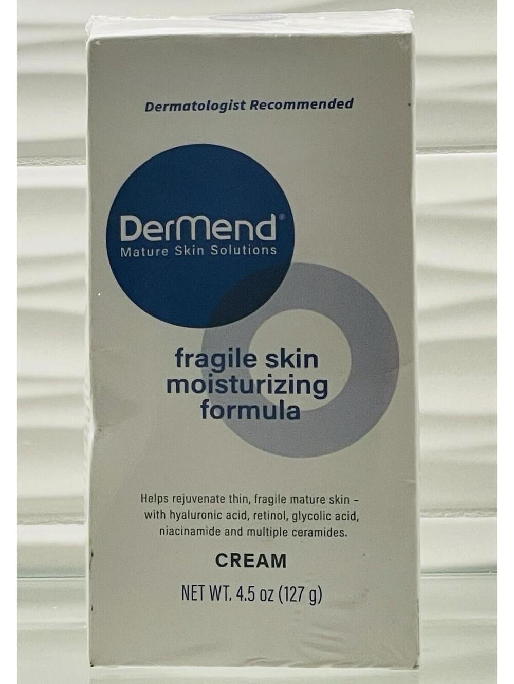 DerMend Fragile Skin Moisturizing Formula Cream 4.5 oz – New in sealed box
